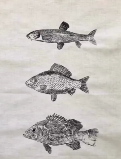 Fische-Geschirrtuch-schwarz