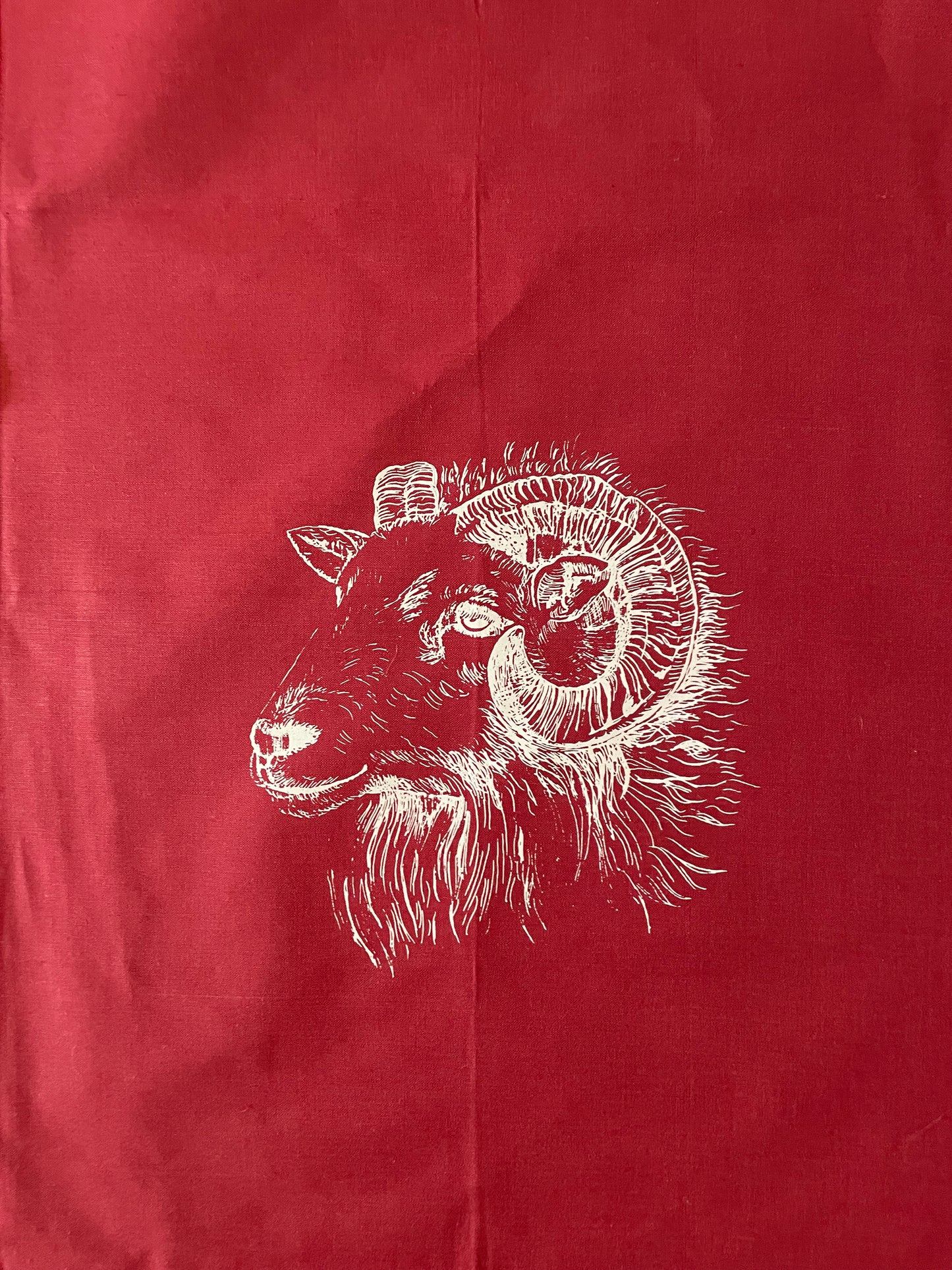 Schnucke - Gechirrtuch rot