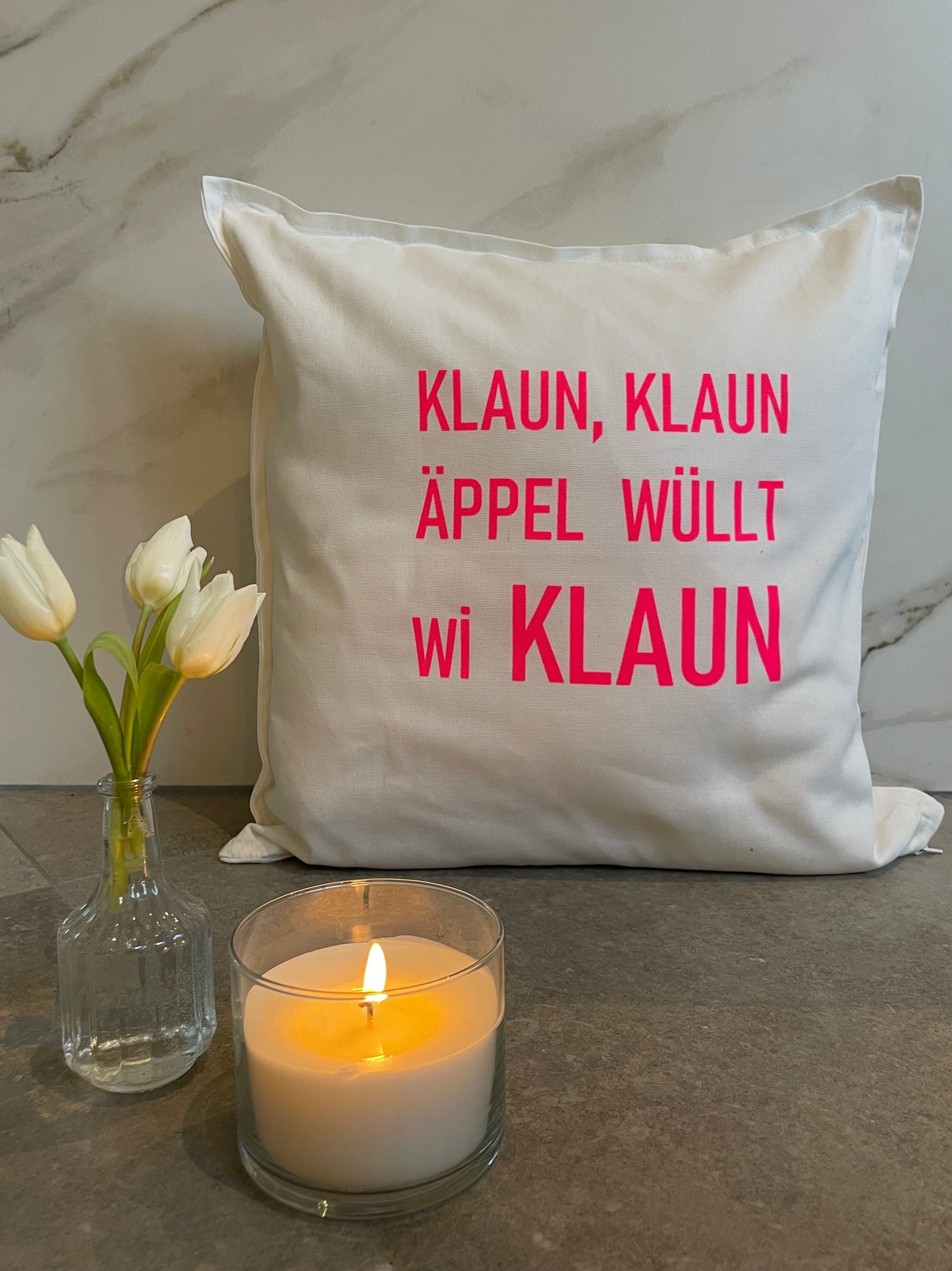 Klaun, Klaun - Kissenbezug weiß